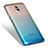 Custodia Silicone Trasparente Ultra Sottile Morbida Sfumato G01 per Huawei Honor 6X Blu