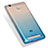 Custodia Silicone Trasparente Ultra Sottile Morbida Sfumato G01 per Xiaomi Redmi 3 High Edition Blu