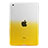 Custodia Silicone Trasparente Ultra Sottile Morbida Sfumato per Apple iPad Mini 2 Giallo