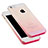 Custodia Silicone Trasparente Ultra Sottile Morbida Sfumato per Apple iPhone 5 Rosa