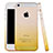 Custodia Silicone Trasparente Ultra Sottile Morbida Sfumato per Apple iPhone 5S Giallo