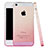 Custodia Silicone Trasparente Ultra Sottile Morbida Sfumato per Apple iPhone 5S Rosa