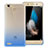 Custodia Silicone Trasparente Ultra Sottile Morbida Sfumato per Huawei Enjoy 5S Blu
