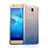 Custodia Silicone Trasparente Ultra Sottile Morbida Sfumato per Huawei Honor 5C Blu