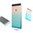 Custodia Silicone Trasparente Ultra Sottile Morbida Sfumato per Huawei P8 Blu