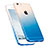 Custodia Silicone Trasparente Ultra Sottile Morbida Sfumato Z01 per Apple iPhone 6 Blu