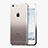 Custodia Silicone Trasparente Ultra Sottile Morbida Sfumato Z01 per Apple iPhone 6 Grigio