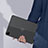Custodia Silicone Trasparente Ultra Sottile Morbida T02 per Apple iPad Pro 12.9 (2020) Nero