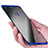 Custodia Silicone Trasparente Ultra Sottile Morbida T02 per Huawei Honor 9i Blu