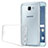 Chiaro Custodia Silicone Trasparente Ultra Sottile Morbida T02 per Samsung Galaxy A8 (2016) A8100 A810F Chiaro