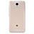 Custodia Silicone Trasparente Ultra Sottile Morbida T02 per Xiaomi Redmi Note 2 Oro