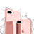 Custodia Silicone Trasparente Ultra Sottile Morbida T03 per Apple iPhone 7 Plus Rosa