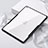 Custodia Silicone Trasparente Ultra Sottile Morbida T04 per Apple iPad 10.2 (2020) Nero