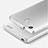 Custodia Silicone Trasparente Ultra Sottile Morbida T04 per Huawei P8 Lite Smart Grigio
