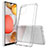 Custodia Silicone Trasparente Ultra Sottile Morbida T04 per Samsung Galaxy A42 5G Chiaro