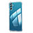 Custodia Silicone Trasparente Ultra Sottile Morbida T04 per Samsung Galaxy A82 5G Chiaro