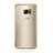 Custodia Silicone Trasparente Ultra Sottile Morbida T04 per Samsung Galaxy S6 SM-G920 Oro