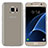 Custodia Silicone Trasparente Ultra Sottile Morbida T04 per Samsung Galaxy S7 G930F G930FD Grigio