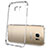 Custodia Silicone Trasparente Ultra Sottile Morbida T05 per Samsung Galaxy S7 Edge G935F Chiaro