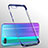 Custodia Silicone Trasparente Ultra Sottile Morbida T06 per Huawei Honor 10 Blu