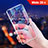 Custodia Silicone Trasparente Ultra Sottile Morbida T06 per Huawei Mate 20 X Chiaro