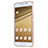 Custodia Silicone Trasparente Ultra Sottile Morbida T06 per Samsung Galaxy C7 SM-C7000 Oro
