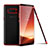 Custodia Silicone Trasparente Ultra Sottile Morbida T06 per Samsung Galaxy Note 8 Rosso