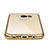 Custodia Silicone Trasparente Ultra Sottile Morbida T06 per Samsung Galaxy S7 Edge G935F Oro