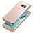 Custodia Silicone Trasparente Ultra Sottile Morbida T06 per Samsung Galaxy S7 Edge G935F Oro Rosa