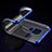Custodia Silicone Trasparente Ultra Sottile Morbida T07 per Huawei Mate 20 X 5G Blu