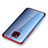 Custodia Silicone Trasparente Ultra Sottile Morbida T07 per Huawei Mate 20 X Rosso
