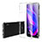 Custodia Silicone Trasparente Ultra Sottile Morbida T07 per Huawei P30 Lite XL Chiaro