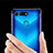 Custodia Silicone Trasparente Ultra Sottile Morbida T08 per Huawei Honor V20 Nero