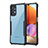 Custodia Silicone Trasparente Ultra Sottile Morbida T08 per Samsung Galaxy A72 5G Nero
