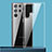 Custodia Silicone Trasparente Ultra Sottile Morbida T08 per Samsung Galaxy S22 Ultra 5G Chiaro