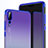 Custodia Silicone Trasparente Ultra Sottile Morbida T10 per Huawei P20 Pro Blu