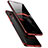 Custodia Silicone Trasparente Ultra Sottile Morbida T10 per Huawei P20 Pro Rosso