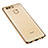 Custodia Silicone Trasparente Ultra Sottile Morbida T11 per Huawei P9 Plus Oro