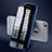 Custodia Silicone Trasparente Ultra Sottile Morbida T12 per Apple iPhone 6 Plus Blu