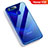 Custodia Silicone Trasparente Ultra Sottile Morbida T12 per Huawei Honor View 20 Blu