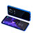 Custodia Silicone Trasparente Ultra Sottile Morbida T12 per Samsung Galaxy S9 Plus Blu