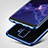 Custodia Silicone Trasparente Ultra Sottile Morbida T12 per Samsung Galaxy S9 Plus Blu