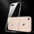 Custodia Silicone Trasparente Ultra Sottile Morbida T14 per Apple iPhone 7 Chiaro