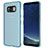 Custodia Silicone Trasparente Ultra Sottile Morbida T15 per Samsung Galaxy S8 Plus Blu