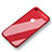 Custodia Silicone Trasparente Ultra Sottile Morbida T18 per Apple iPhone 7 Rosso