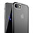 Custodia Silicone Trasparente Ultra Sottile Morbida T18 per Apple iPhone 8 Nero