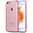 Custodia Silicone Trasparente Ultra Sottile Morbida T18 per Apple iPhone SE (2020) Oro Rosa