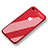 Custodia Silicone Trasparente Ultra Sottile Morbida T18 per Apple iPhone SE (2020) Rosso