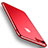 Custodia Silicone Trasparente Ultra Sottile Morbida T18 per Apple iPhone SE (2020) Rosso