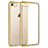 Custodia Silicone Trasparente Ultra Sottile Morbida T18 per Apple iPhone SE3 2022 Oro